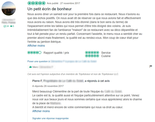 avis positif